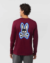 Cargar imagen en el visor de la galería, Polo Psycho Bunny - Patchin Chenille Manga Larga Wine