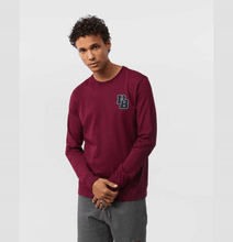 Cargar imagen en el visor de la galería, Polo Psycho Bunny - Patchin Chenille Manga Larga Wine