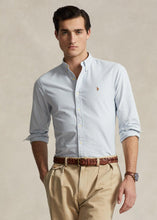 Cargar imagen en el visor de la galería, Camisa Ralph Lauren Oxford Rayas celeste - Store In Perú