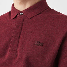 Cargar imagen en el visor de la galería, Camisero Lacoste Paris Polo Burdeos