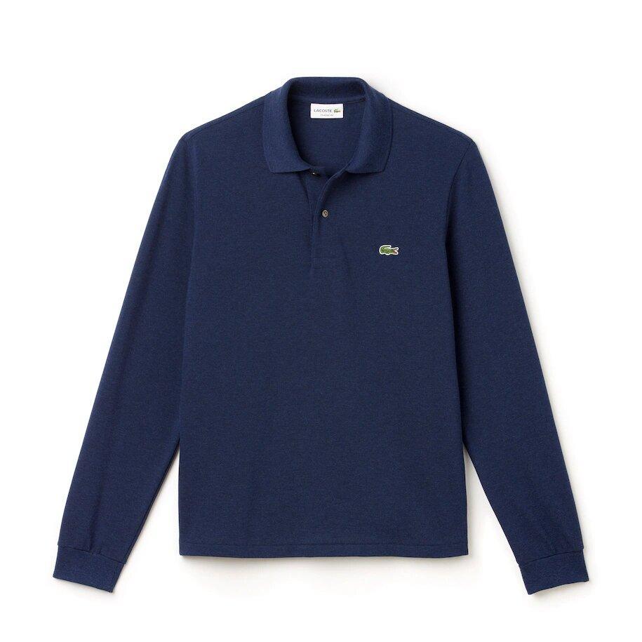 Lacoste Camisero Manga Larga Azul Acero