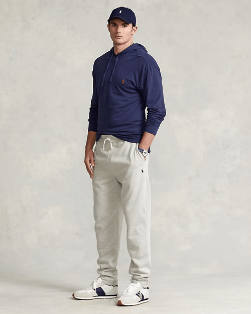 Polo Ralph Lauren Jersey Hooded T-Shirt Navy