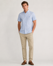 Cargar imagen en el visor de la galería, Camisa Polo Ralph Lauren Celeste a Cuadros – Manga Corta

