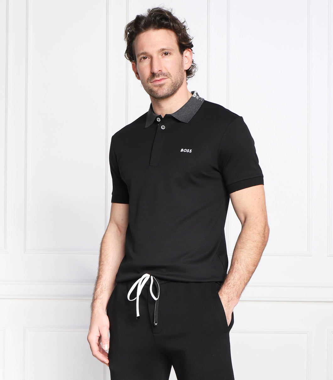 Polo Boss Paule Negro