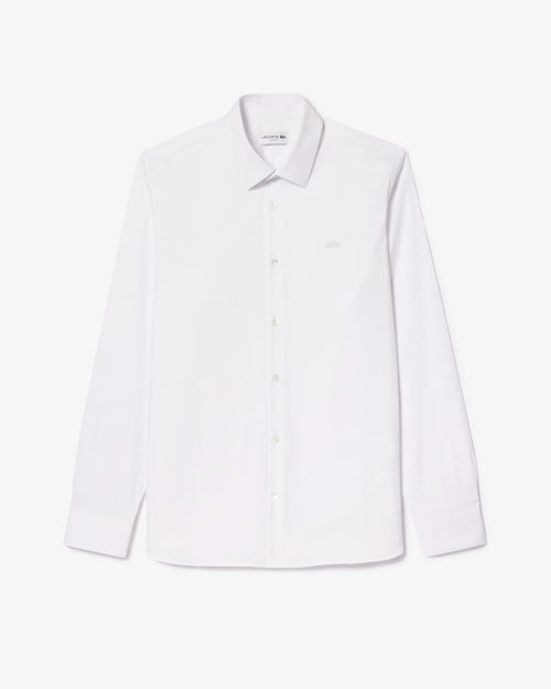 Camisa Lacoste de Popelín Cuello Francés