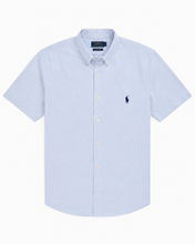 Cargar imagen en el visor de la galería, Camisa Polo Ralph Lauren Celeste Manga Corta
