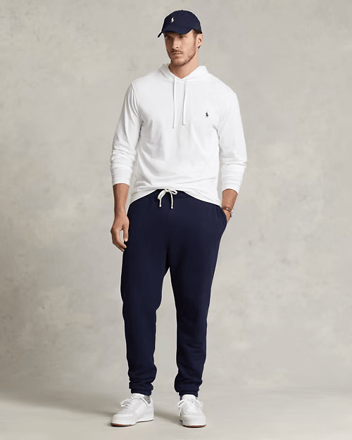 Polo Ralph Lauren Jersey Hooded T-Shirt Blanco