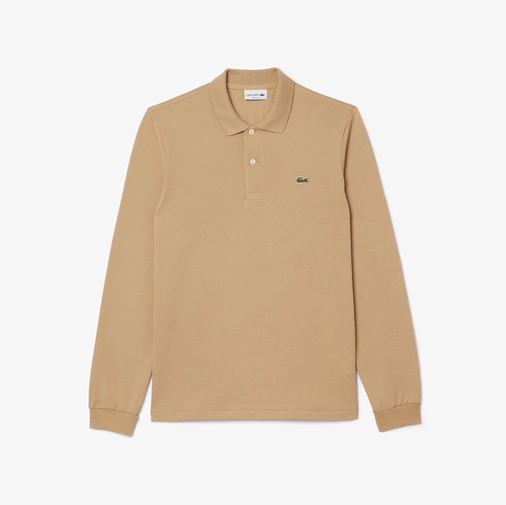 Lacoste Camisero Manga Larga Beige