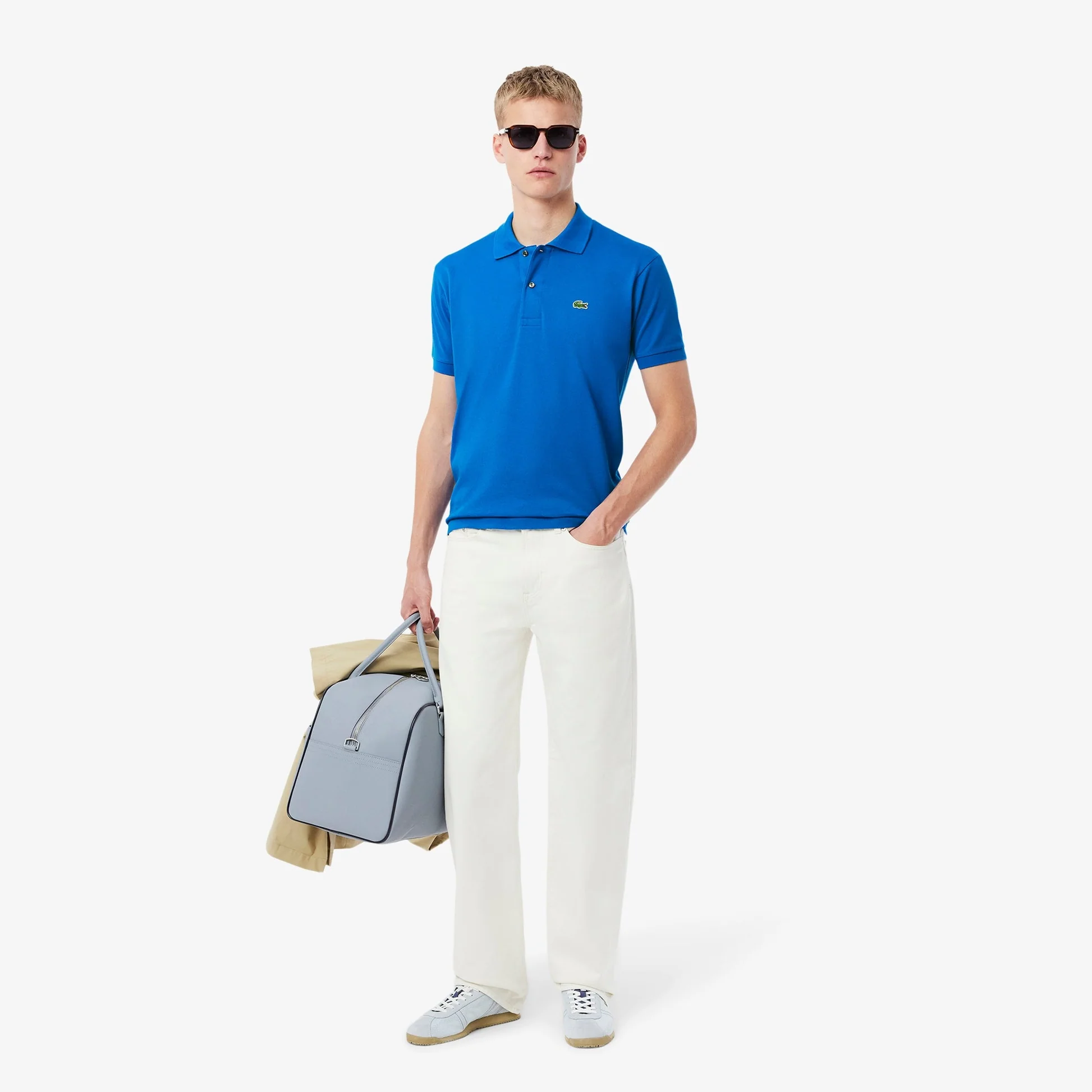 Lacoste Camisero Azul Claro