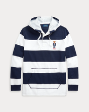 Cargar imagen en el visor de la galería, Polo Bear Jersey Hooded Rugby Shirt
