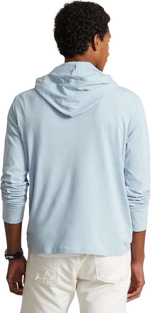 Polo Ralph Lauren Jersey Hooded T-Shirt Sky Blue