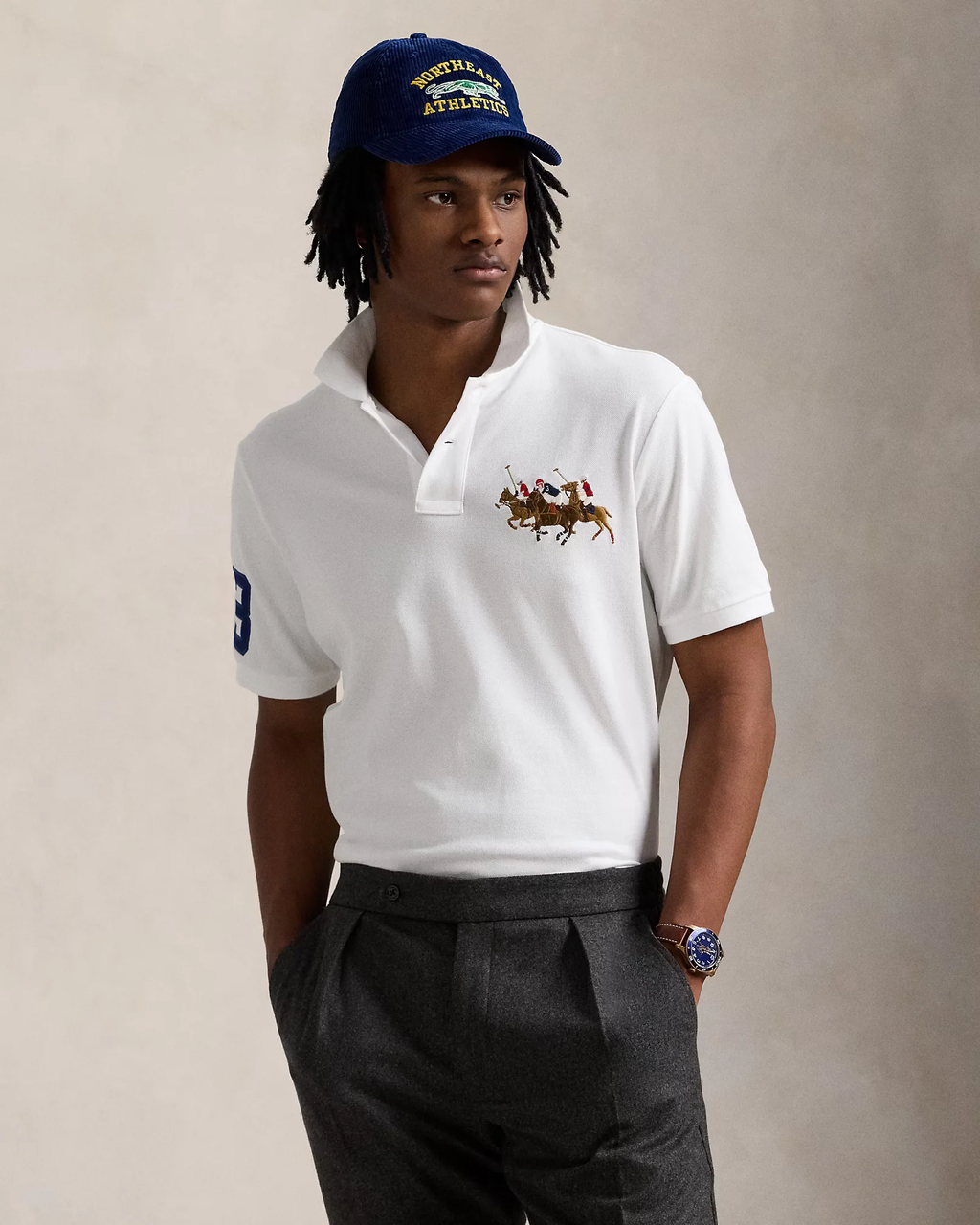 Camisero Polo Ralph Lauren Triple Pony Blanco