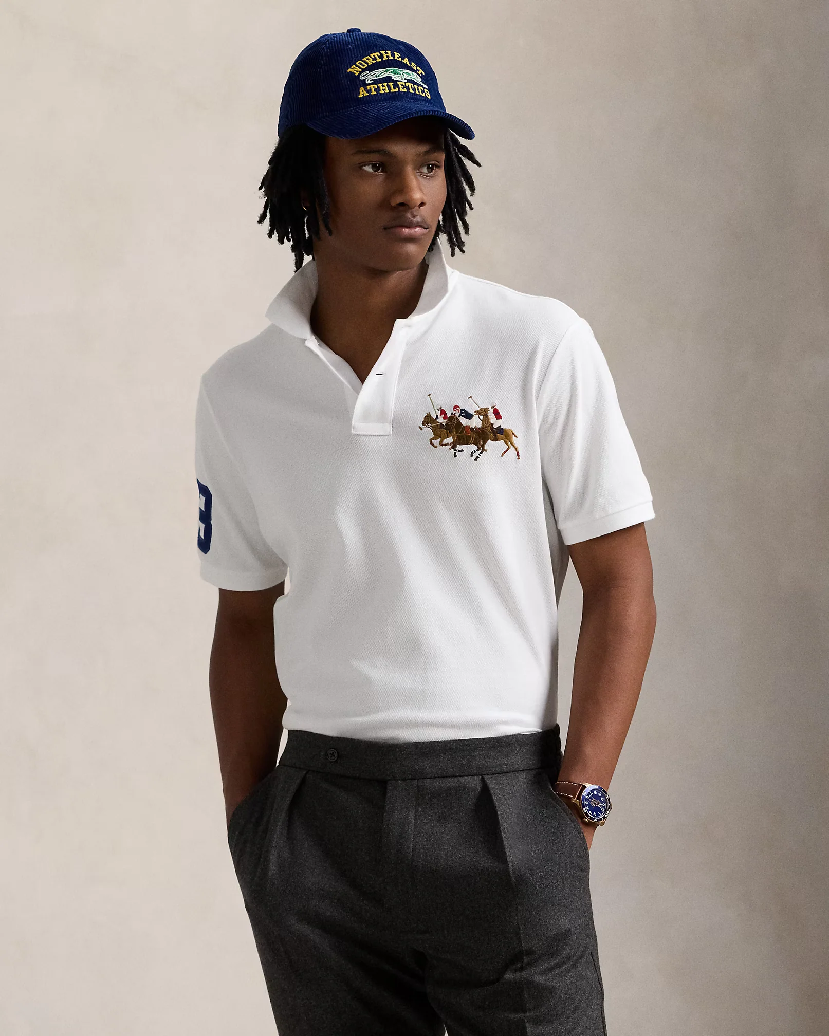 Camisero Polo Ralph Lauren Triple Pony Blanco