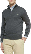 Cargar imagen en el visor de la galería, Sweater Lacoste 1/4 Dark Gray
