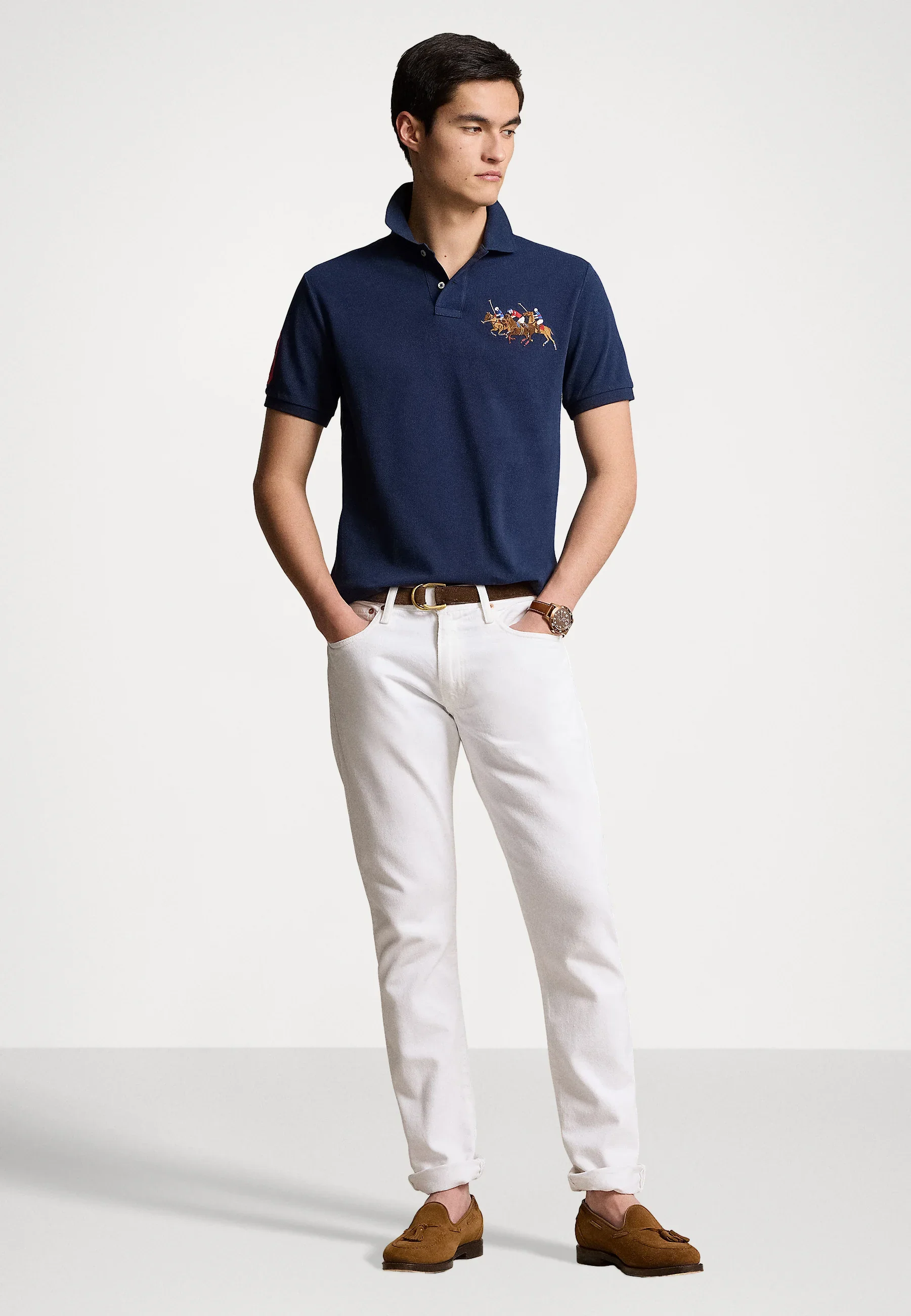 Camisero Polo Ralph Lauren Triple Pony Azul