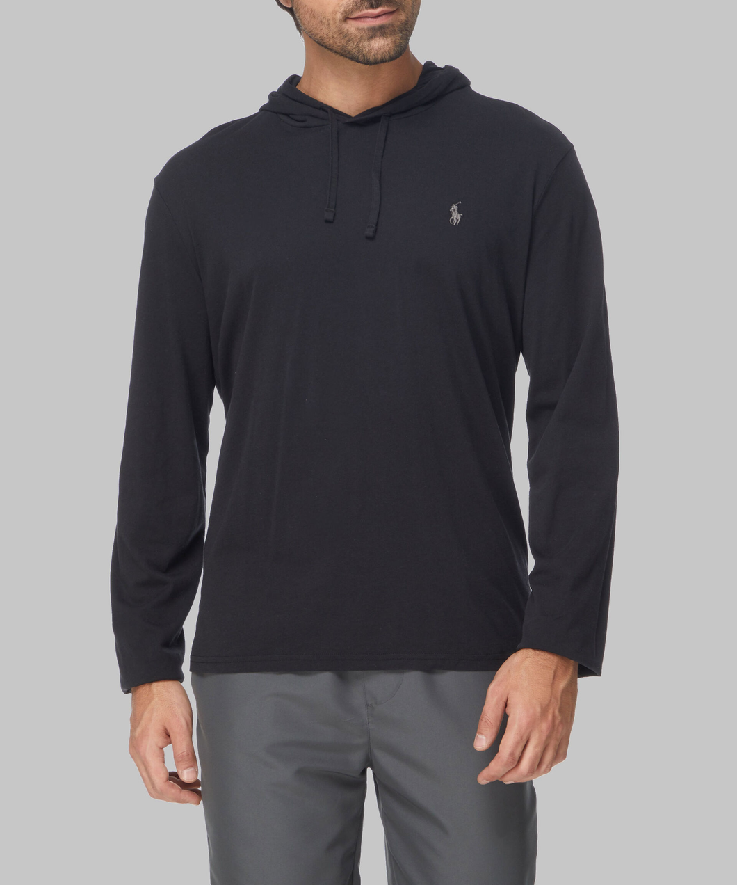 Polo Ralph Lauren Jersey Hooded T-Shirt Dark Grey