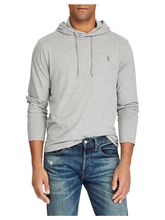 Cargar imagen en el visor de la galería, Polo Ralph Lauren Jersey Hooded T-Shirt Grey
