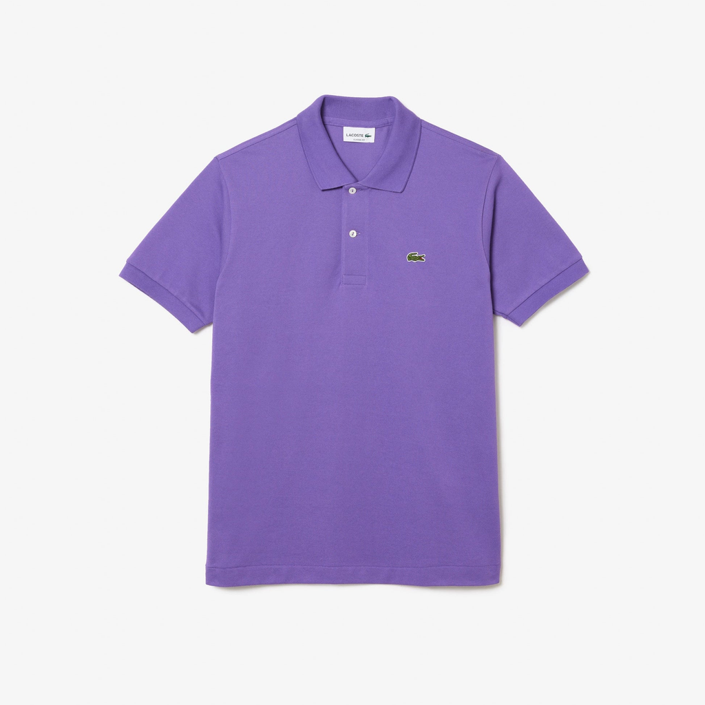 Lacoste Camisero Gris Lila