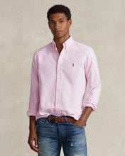 Cargar imagen en el visor de la galería, Camisa Polo Ralph Lauren Oxford Rayas rosa
