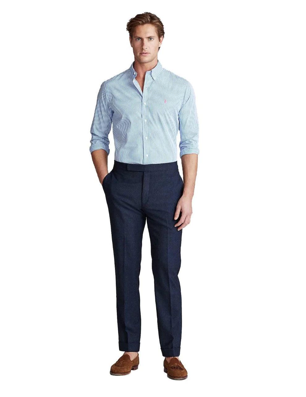 Camisa Ralph Lauren Listada sky