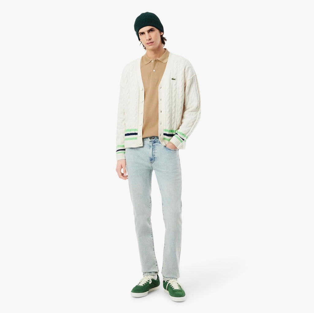 Lacoste Camisero Manga Larga Beige