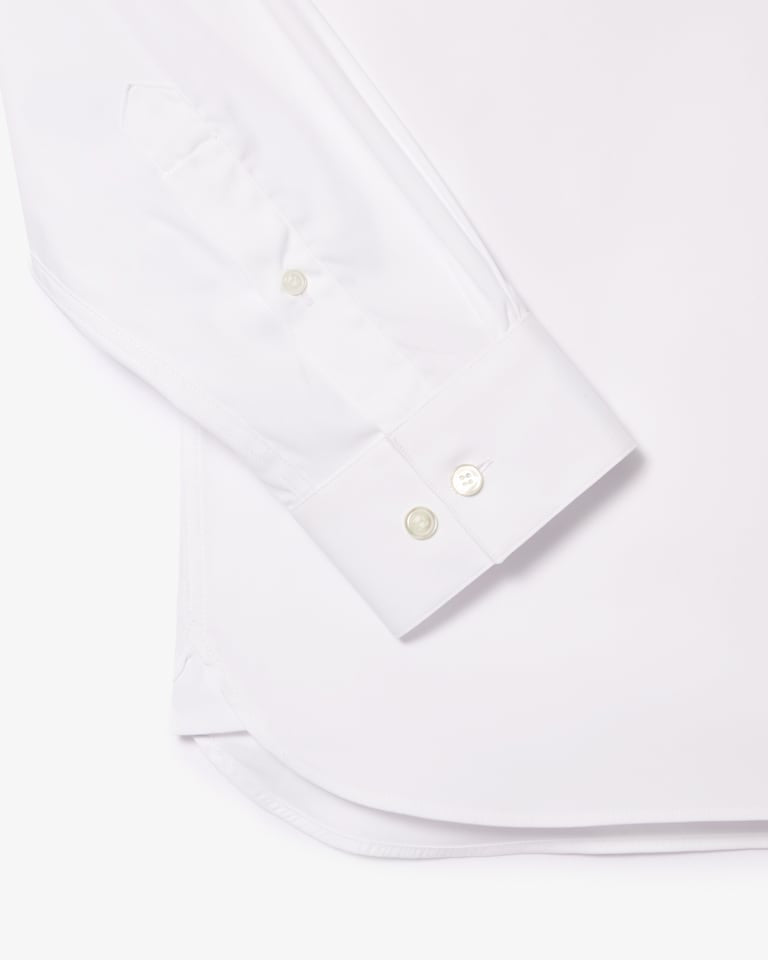 Camisa Lacoste de Popelín Cuello Francés