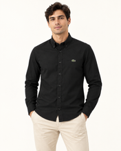 Cargar imagen en el visor de la galería, Camisa Lacoste Slim Fit Negro
