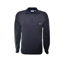 Cargar imagen en el visor de la galería, Sweater Lacoste 1/4 Dark Gray
