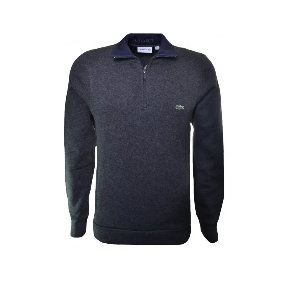 Sweater Lacoste 1/4 Dark Gray