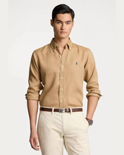 Cargar imagen en el visor de la galería, Camisa Polo Ralph Lauren Oxford Beige
