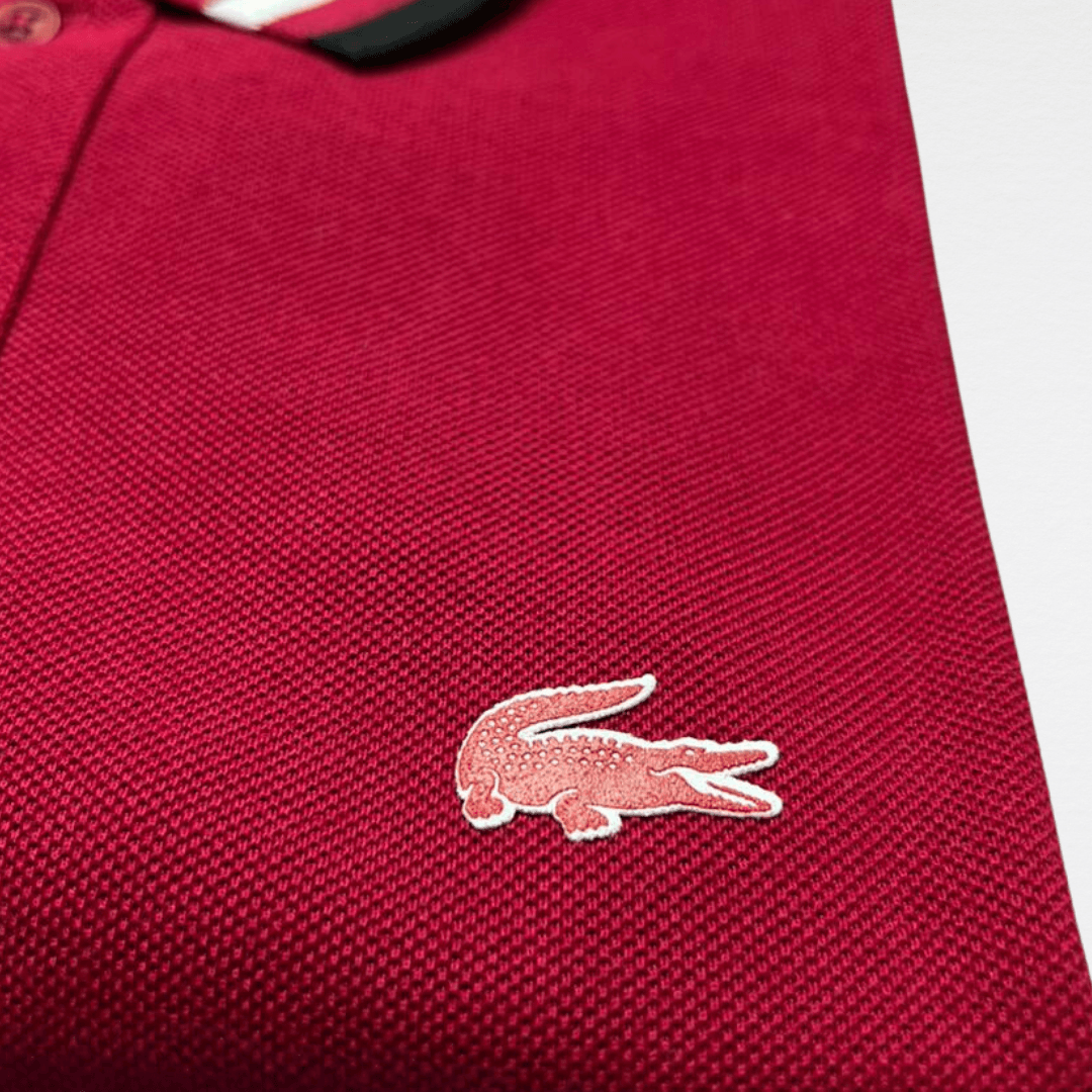 Lacoste Camisero Wine 3D - Store In Perú 