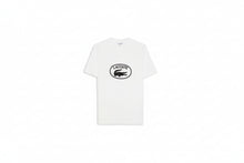 Cargar imagen en el visor de la galería, Polo Lacoste Big Logo Crocodile Regular Fit Blanco
