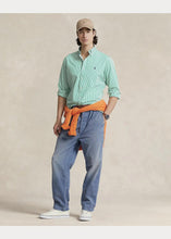 Cargar imagen en el visor de la galería, Camisa Ralph Lauren Rayas Verde - Store In Perú 
