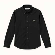 Cargar imagen en el visor de la galería, Camisa Lacoste Slim Fit Negro
