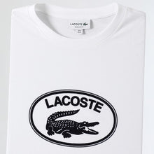 Cargar imagen en el visor de la galería, Polo Lacoste Big Logo Crocodile Regular Fit Blanco
