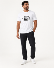 Cargar imagen en el visor de la galería, Polo Lacoste Big Logo Crocodile Regular Fit Blanco
