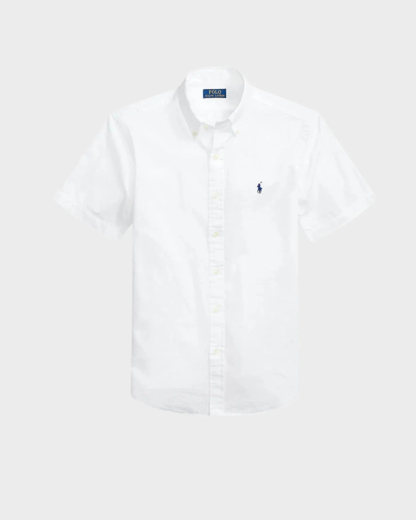Camisa Ralph Lauren Blanca Manga Corta