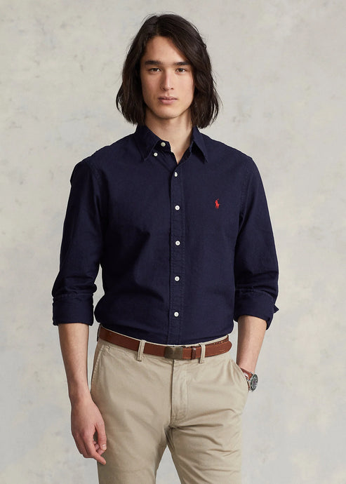 Camisa Ralph Lauren Oxford Navy - Store In Perú 