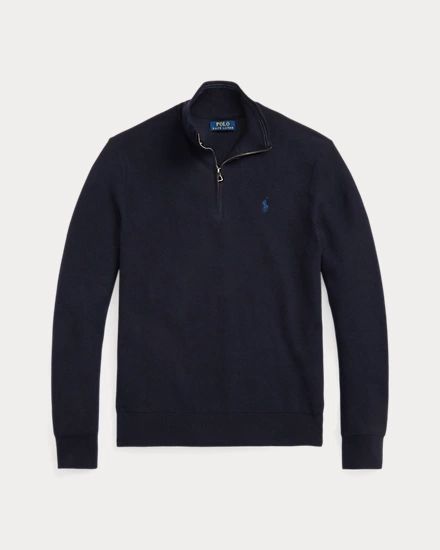 Sweater 1/4 Ralph Lauren Azul Marino - Store In Perú 