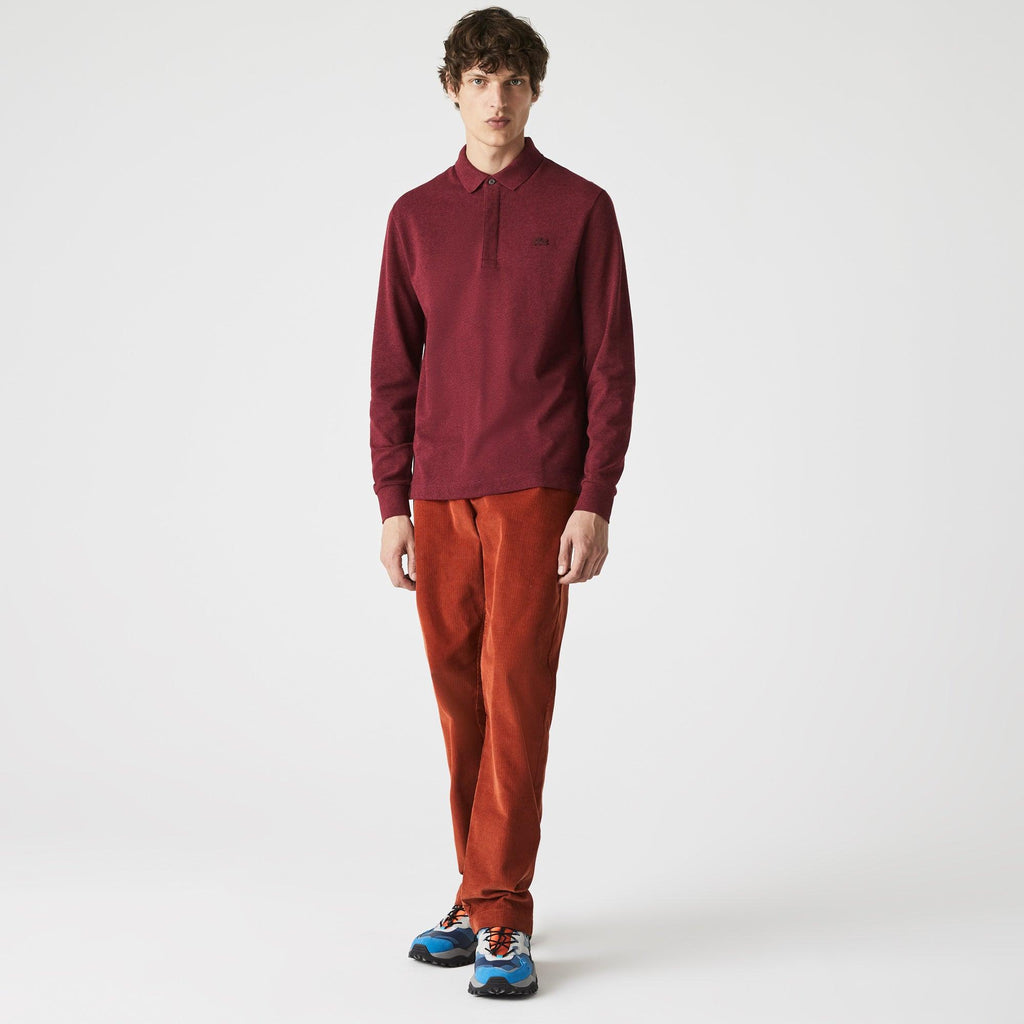 Camisero Lacoste Paris Polo Burdeos