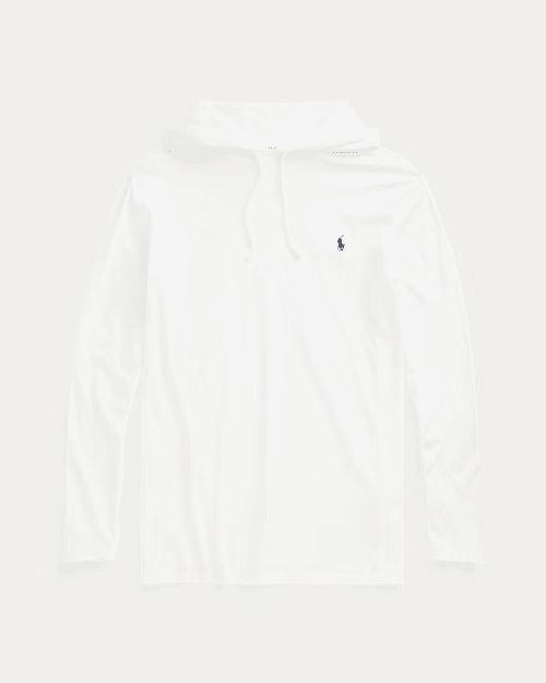 Polo Ralph Lauren Jersey Hooded T-Shirt Blanco