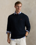 Sweater Ralph Lauren Trenzado Azul Marino