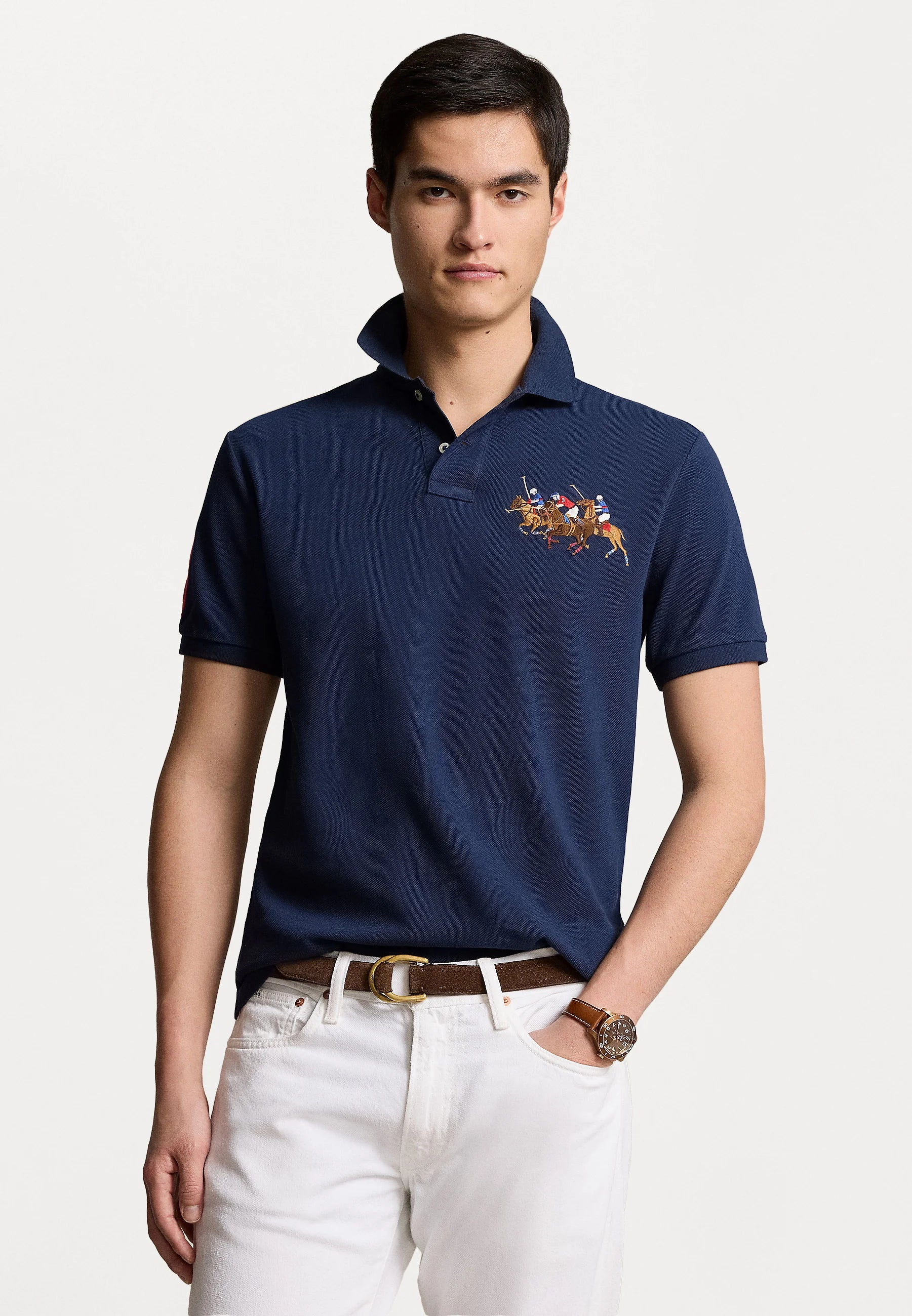 Camisero Polo Ralph Lauren Triple Pony Azul
