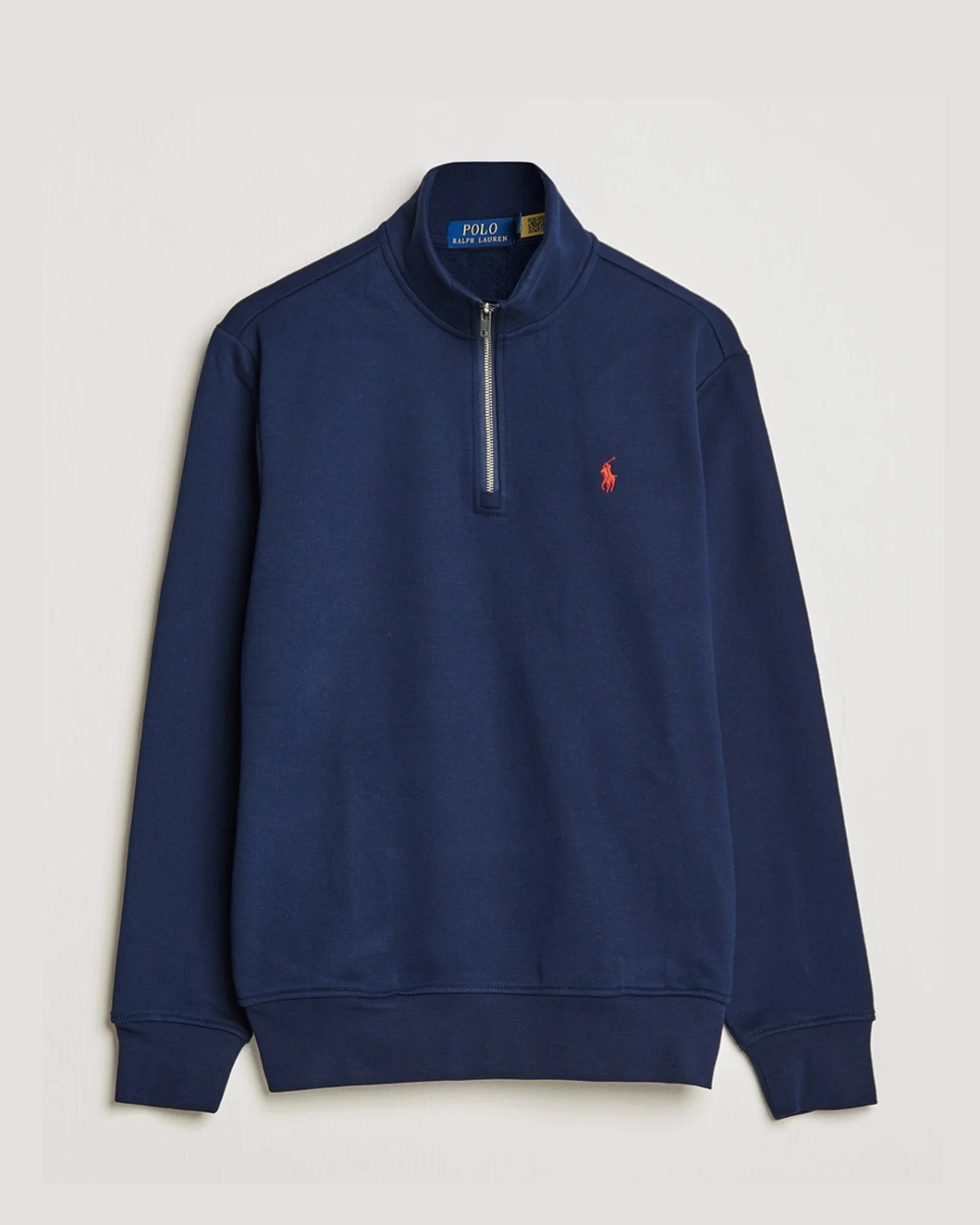 Sweater Fleece Jersey 1/4 Zip Navy