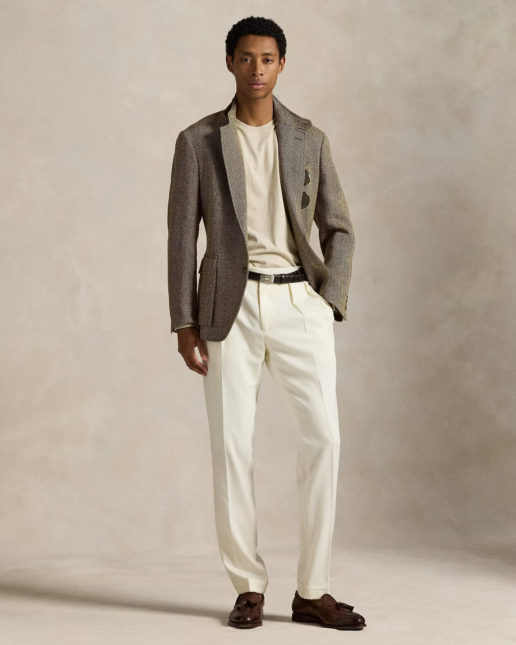 Polo Ralph Lauren Manga Larga Beige