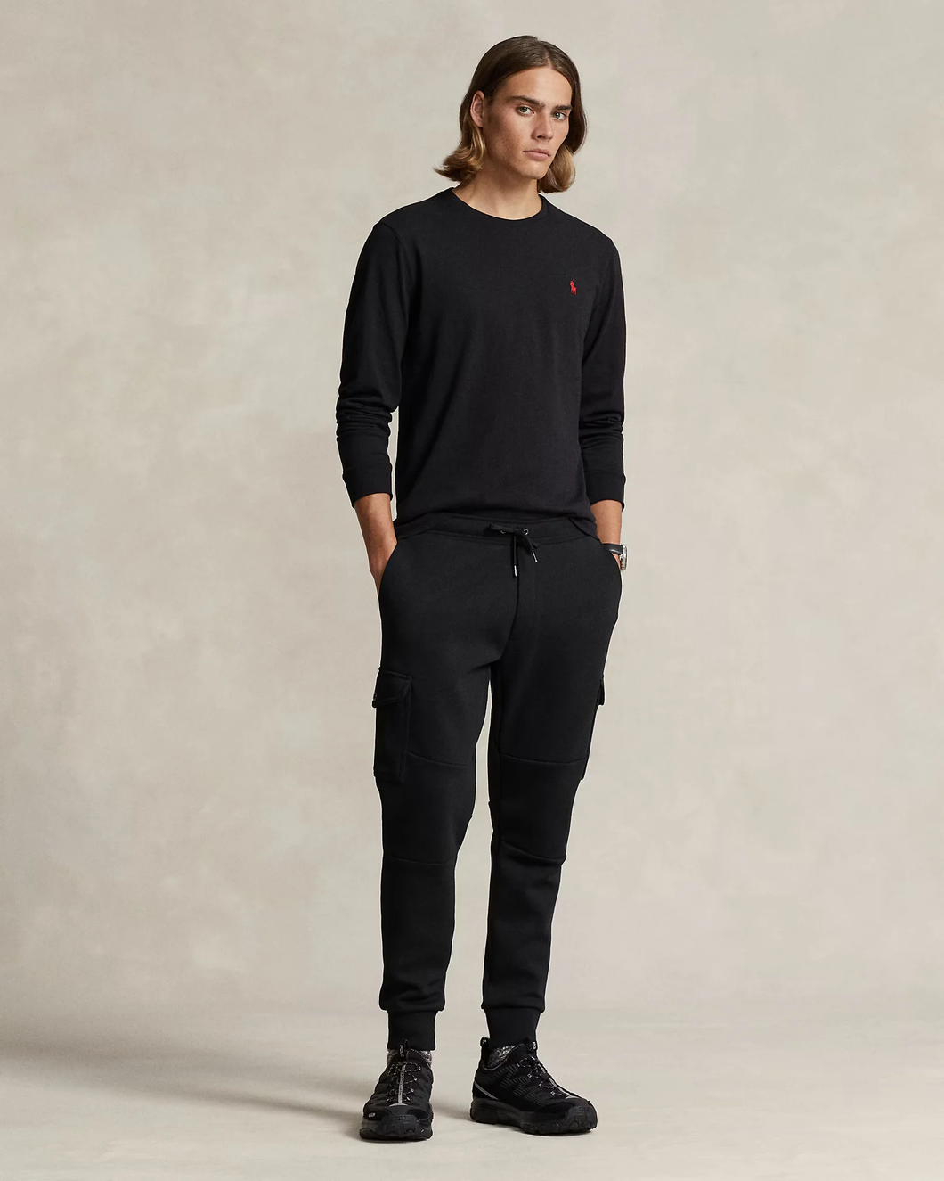 Preventa Polo Ralph Lauren Manga Larga Negro
