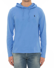 Cargar imagen en el visor de la galería, Polo Ralph Lauren Jersey Hooded T-Shirt Sky
