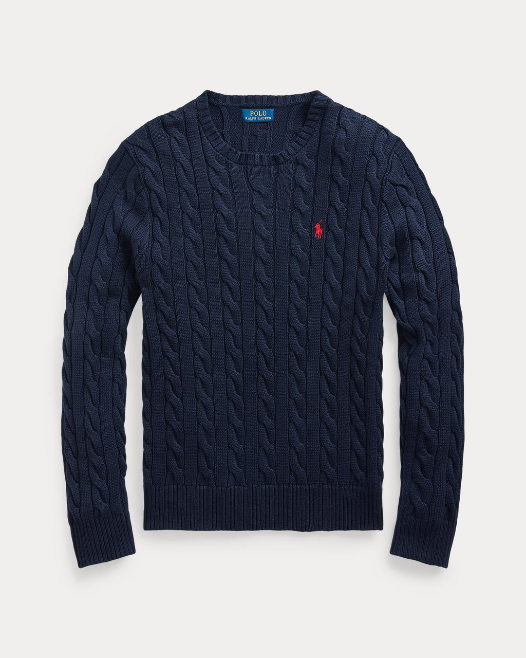 Sweater Ralph Lauren Trenzado Azul Marino