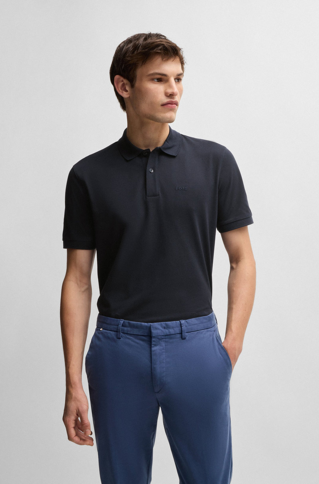 Camisero Boss Navy regular fit