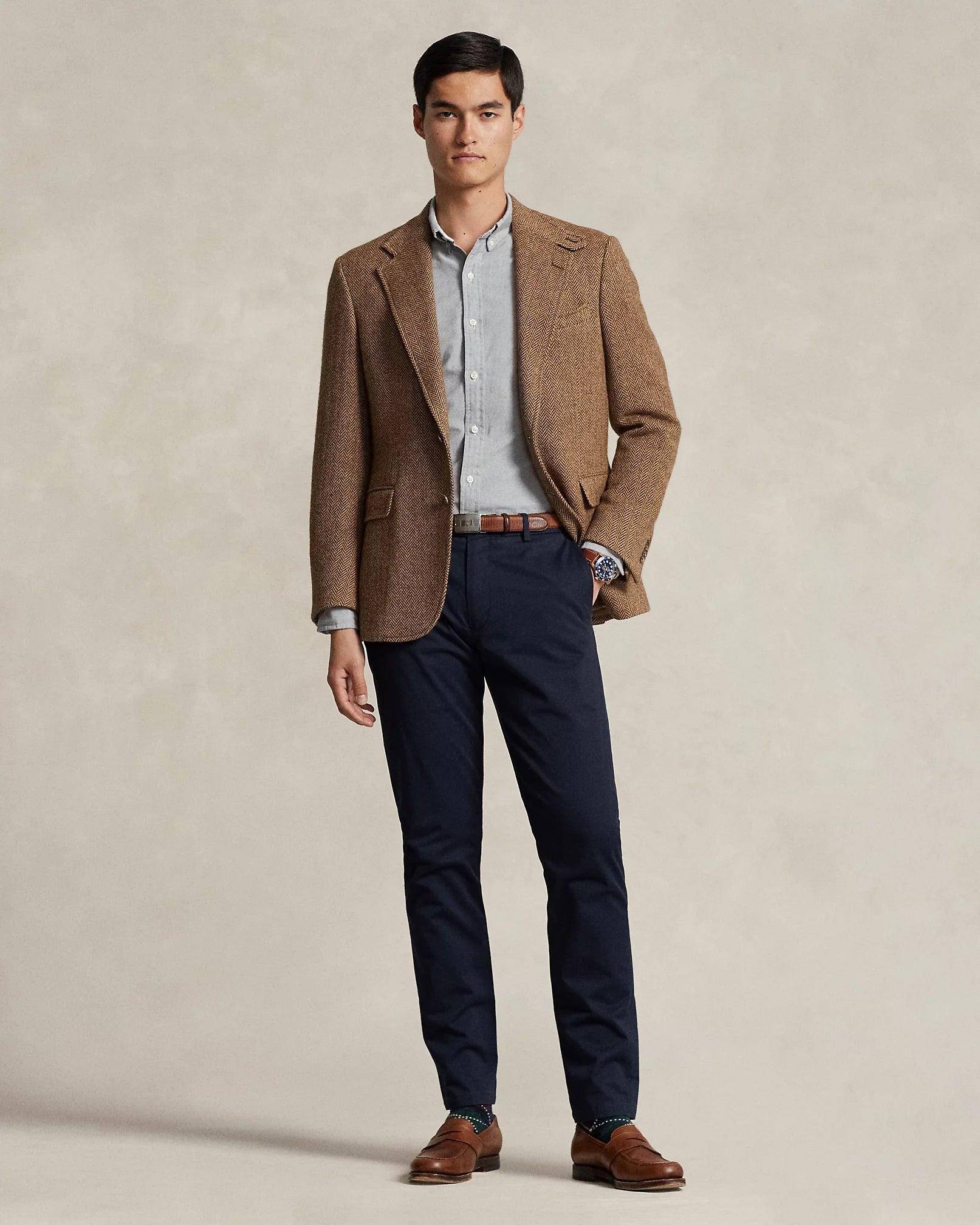 Camisa Ralph Lauren Oxford Gris